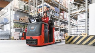 Kommsissionierer N20 C von Linde Material Handling im Einsatz im Warenlager