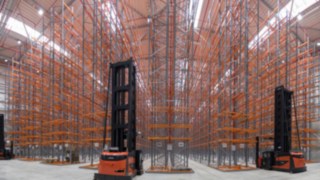 Kombifahrzeuge der K-Serie von Linde im Einsatz bei der KOMSA AG