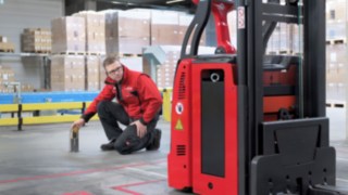 Der L-MATIC von Linde Material Handling im Einsatz.