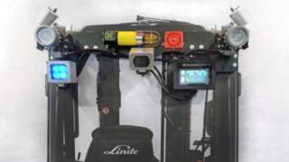 Messehighlight: Sicherheitseinrichtungen an Linde Stapler