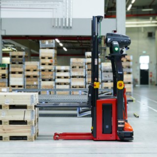 Automatisierter Hochhubwagen L-MATIC HD k von Linde Material Handling