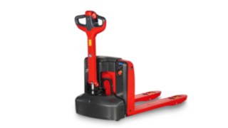 Linde MT15 Handgabelhubwagen MT15 Elektro Handgabelhubwagen rot grau