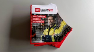 Logistik XTRA Sampler Sicherheit für die Intralogistik, 35+ Lösungen Ein Ziel Sicherheit! Auf dem Cover. 