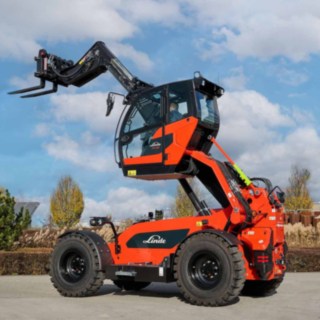 Linde YH60 Teleskoplader mit ausgefahrener Komfortkabine