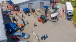 StaplerCup MV Fördertechnik GmbH Vogelperspektive Betriebsgelände StaplerCup