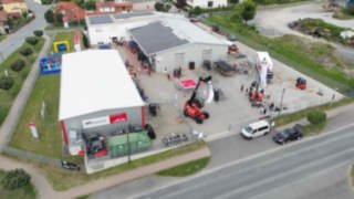 20. StaplerCup bei MV Frödertechnik GmbH in Blankenhain Luftaufnahme vom StaplerCup Qualfier 2025