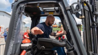 Start vom StaplerCup Parcours