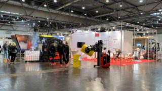 Linde Messestand Gefahrgut // Gefahrstoff Leipzig