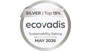 ecovadis Silber Zertifizierung Top 15 Logo 
